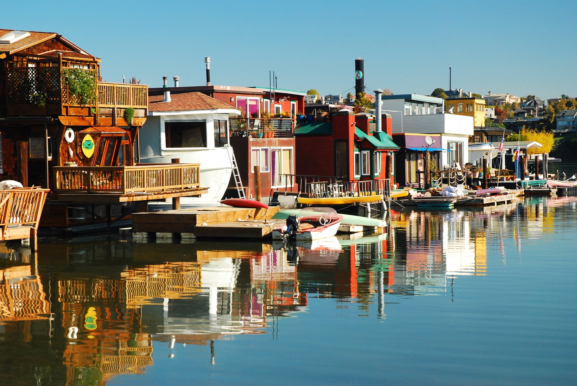 Floating Homes Sausalito California